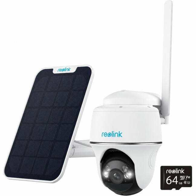 Reolink Argus PT Plus + Solar Panel + 64 GB Reolink Argus PT Plus + Solar Panel + 64 GB